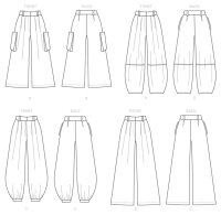 M7907 Damen Hose, Schnittmuster von McCalls
