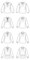 M7868 Damen Tops, Schnittmuster von McCalls