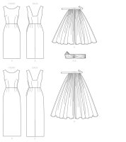 M7897 Damen Kleid, Schnittmuster von McCalls