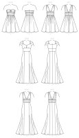 M7896 Damen Kleid, Schnittmuster von McCalls