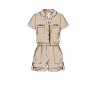 McCalls M7330 Damen Button-Up Einteiler und Overalls