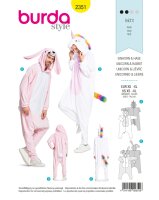 2351 Einhorn, Hase Fasching, Burda