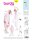 2351 Einhorn, Hase Fasching, Burda