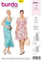6312 Empirekleid, Schnittmuster von Burda