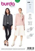 6334 Kastenjacke, Schnittmuster von Burda