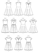 M7079 Kleid Plus, Schnittmuster von McCalls