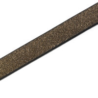 Color Elastic 25 mm schwarz/gold 7m