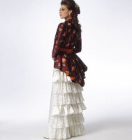McCalls M7071 Jackett, Bluse und Rock mitRuffles