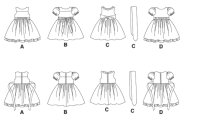 M5793 Mädchen Dirndl Kleid, McCalls