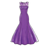 McCalls M7320 Damen Mermaid-Hem und High-Low Kleider
