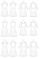 M7313 Damen Kleid, Schnittmuster von McCalls