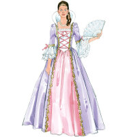 McCalls M5731 Damen / Kinder / Mädchen Prinzessin Kostüme