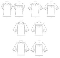 B6688 Damen Top, Butterick