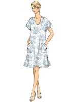 B6683 Damen Tunika Caftan, Butterick