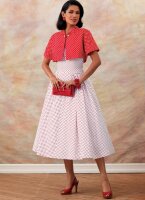 B6682 Damen Kleid Jackett, Butterick