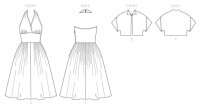 B6682 Damen Kleid Jackett, Butterick