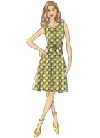 B6676 Damen Kleid, Butterick