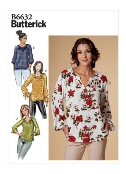 B6632 Damen Top, Butterick