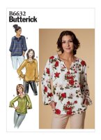 B6632 Damen Top, Butterick