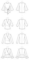 B6628 Damen Top, Butterick