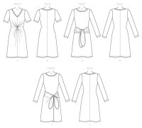 B6621 Damen Kleid, Butterick