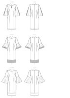 B6624 Damen Kleid, Butterick