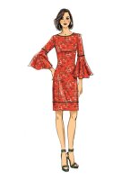B6624 Damen Kleid, Butterick