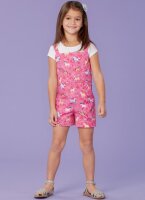 K0258 Mädchen Kleid, Latzhose, KwikSew
