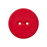 2-Loch-Knopf rot Kunststoff (Recycling)