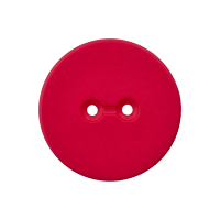 2-Loch-Knopf rot Kunststoff (Recycling)