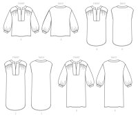 M7959 Damen Top Tunika Kleid, McCalls