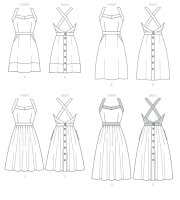 M7952 Damen Kleid, Schnittmuster von McCalls