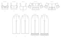M7937 Damen Tops Hose, McCalls