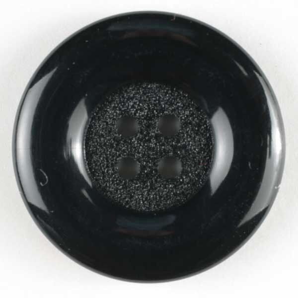 3 Stück, 38mm Knopf, schwarz, Dill , Made in Germany