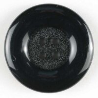 3 Stück, 38mm Knopf, schwarz, Dill , Made in Germany