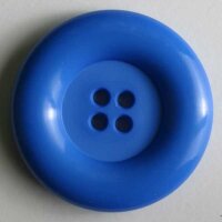 3 Stück, 34mm Knopf, blau, Dill , Made in Germany