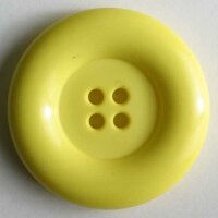 3 Stück, 45mm Knopf, gelb, Dill , Made in Germany