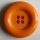 3 Stück, 45mm Knopf, orange, Dill , Made in Germany