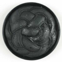 3 Stück, 28mm Knopf, schwarz, Dill , Made in Germany