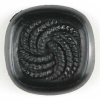 3 Stück, 23mm Knopf, schwarz, Dill , Made in Germany