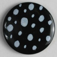 3 Stück, 15mm Knopf, schwarz, Dill , Made in Germany