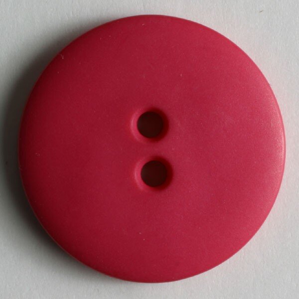 3 Stück, 23mm Knopf, pink, Dill , Made in Germany
