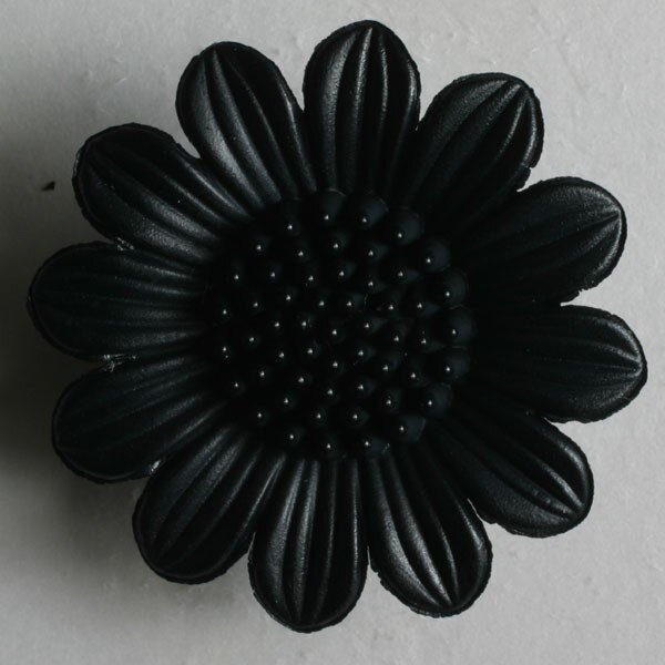 3 Stück, 28mm Knopf, schwarz, Dill , Made in Germany