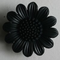 3 Stück, 28mm Knopf, schwarz, Dill , Made in Germany