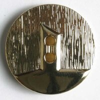 3 Stück, 18mm Knopf, echt vergoldet, Dill , Made in...
