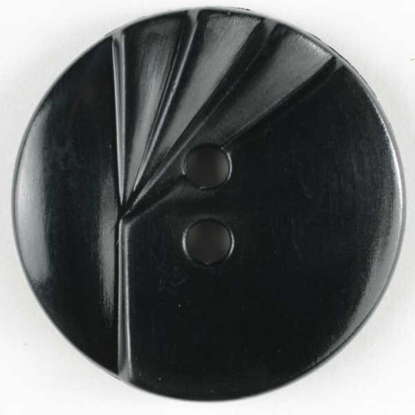 3 Stück, 15mm Knopf, schwarz, Dill , Made in Germany