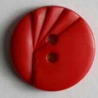 3 Stück, 20mm Knopf, rot, Dill , Made in Germany