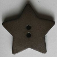 6 Stück, 15mm Knopf, braun, Dill , Made in Germany