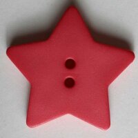 6 Stück, 15mm Knopf, pink, Dill , Made in Germany