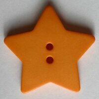 2 Stück, 28mm Knopf, orange, Dill , Made in Germany